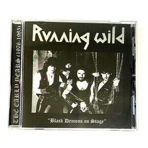 RUNNING WILD Black Demons on Stage CD THE EARLY YEARS 1976-1985 Limited 117/500